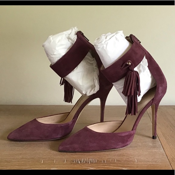 New J Crew Roxie ankle-cuff tassel pumps - Picture 3 of 6